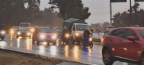 Accidentes de tránsito se incrementan durante la época lluviosa