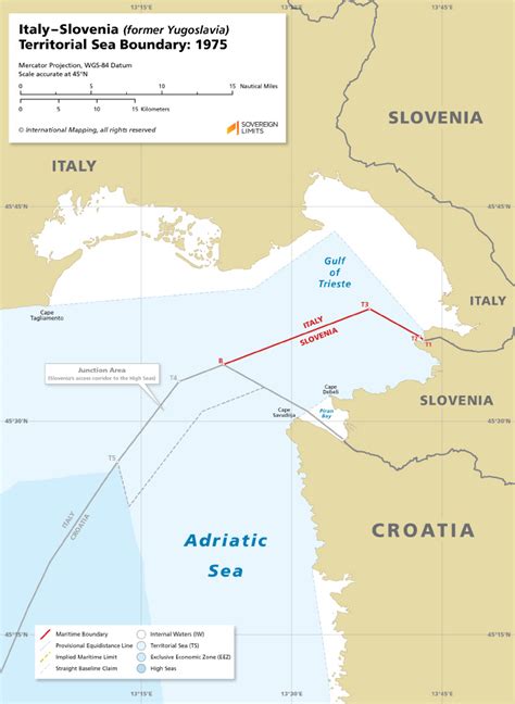 Maritime Boundaries Between Italy And Slovenia Iilss International