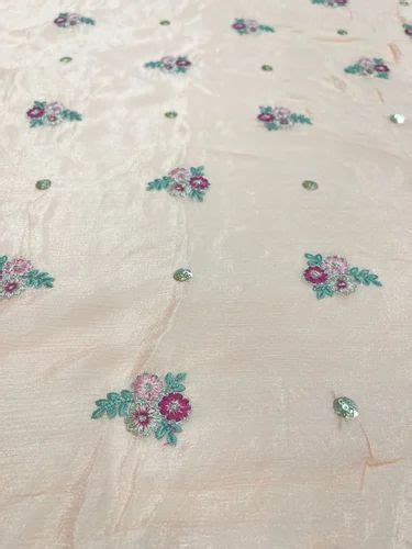 Embroidery Sequnece Fabric For Clothing At Rs Meter In Surat