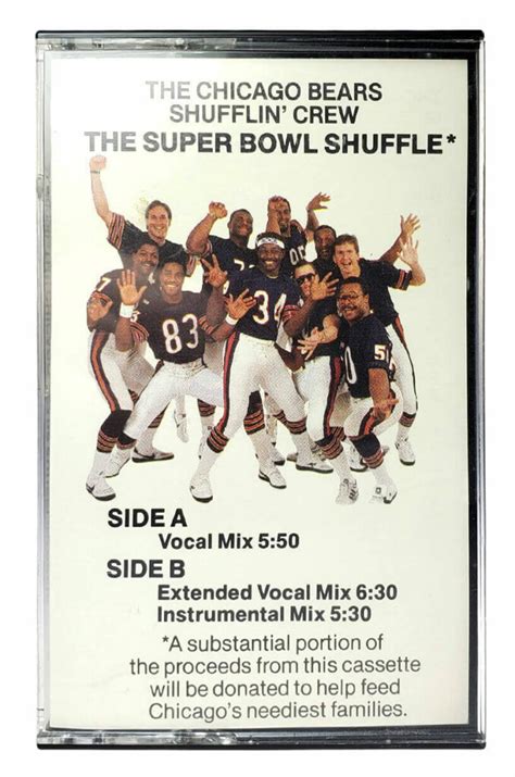 1985 Chicago Bears Super Bowl Shuffle Song & Lyrics | FREE PNG Logos