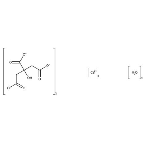 Calcium Citrate Tribasic Tetrahydrate 98 For Analysis ACROS