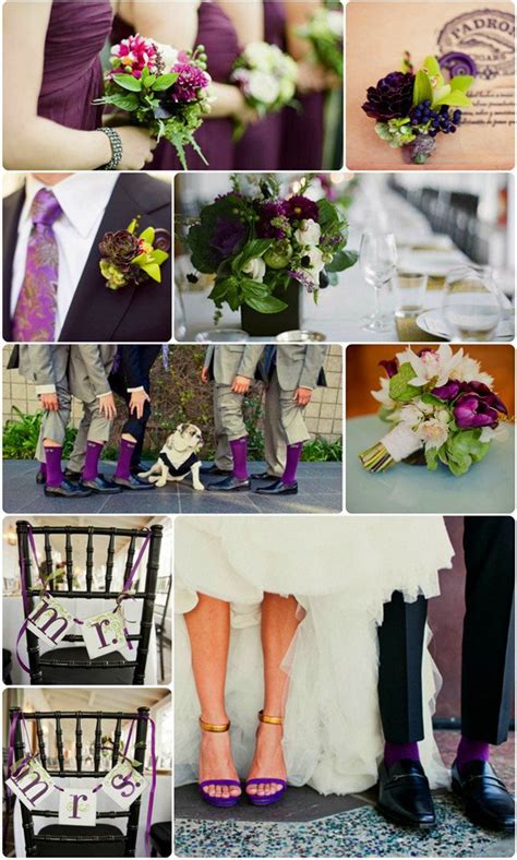 Color Eggplant Wedding