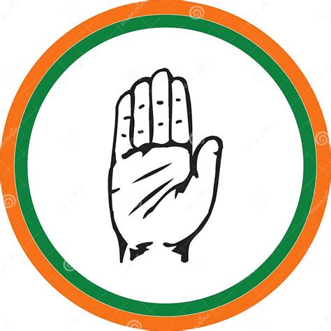 Inc Party Indian National Congress Party Flag Political Party Sign