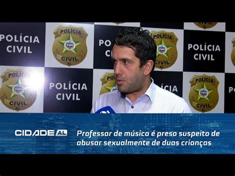 Professor de música é preso suspeito de abusar sexualmente de duas