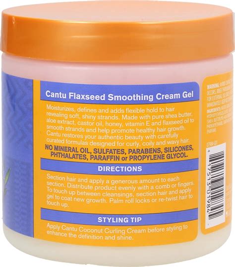 Cantu Flaxseed Smoothing Cream Gel 453 G Labelhair Italia