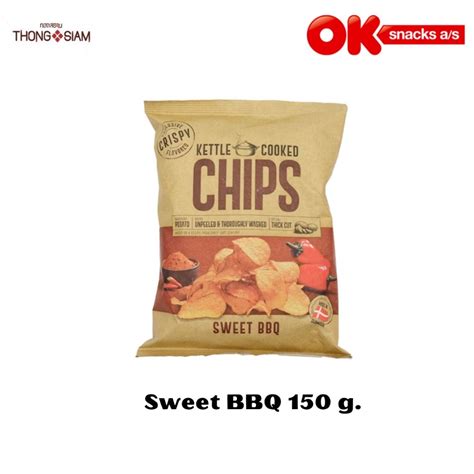 Kettle Chips Sweet Bbq มันฝรั่งทอดกรอบ รสสวีทบาบีคิว ขนาด 150 กรัมg