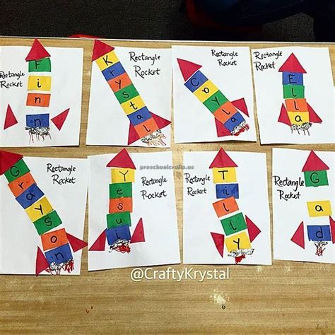 Rocket Craft Ideas for Kids - Preschool and Kindergarten Space Theme ...