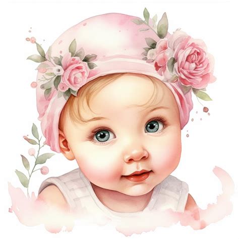 Premium Photo Adorable Baby Illustration