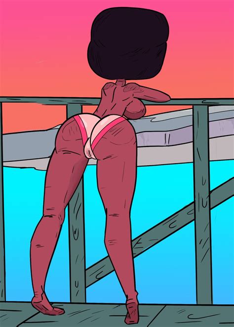 Rule 34 Beach Big Breasts Bikini Bilions Crystal Gem Female Garnet Steven Universe Solo