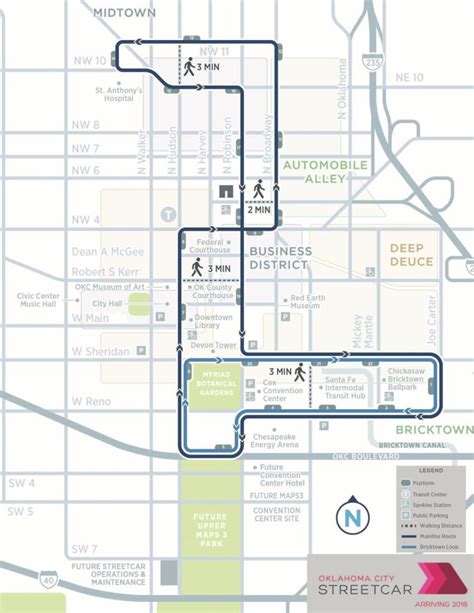 Transit Maps: Submission – Future Official Map: Oklahoma City Streetcar ...