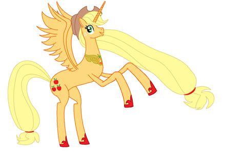 Alicorn Princess Applejack by RandomThingsILike on DeviantArt