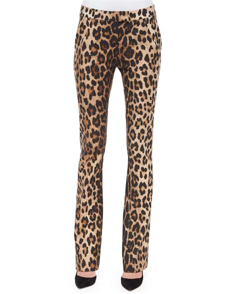 Altuzarra Leopard Print Flared Pants Lyst