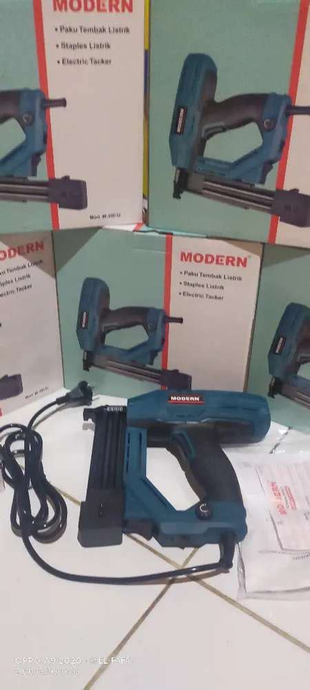 Gun Nailer Listrik Modern Mesin Paku Tembak Listrik Nail Lurus Model U