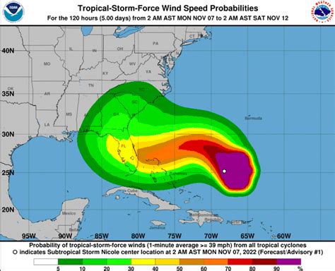 News Subtropical Storm Nicole Expected To Hit Florida Later This Week