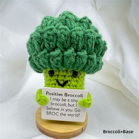 Positive Vegetables Crochet Positive Broccoli Show Love Radish Beet