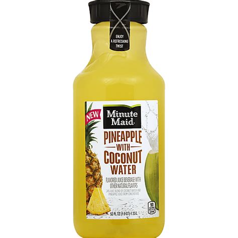 Minute Maid Pineapple Juice With Coconut Water 52 Oz Juice And Drinks Carlie Cs