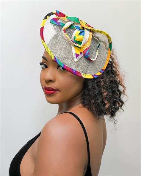 African Print Fascinator African Headwear Ankara Etsy