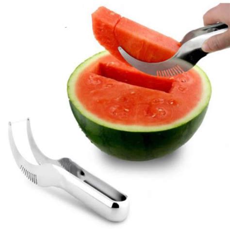 Stainless Steel Watermelon Melon Slicer Corer Fruit Cutters Knife Fruit