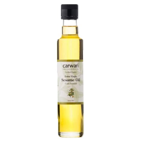 Carwari Organic Extra Virgin Sesame Oil 250ml Healthylife