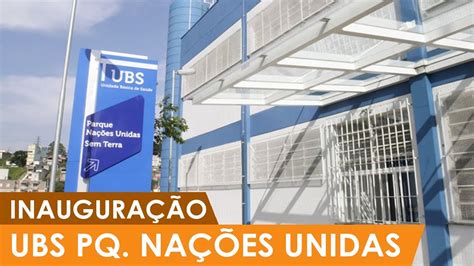 Inauguração da UBS Pq das Nações Unidas Sem Terra no Jaraguá YouTube