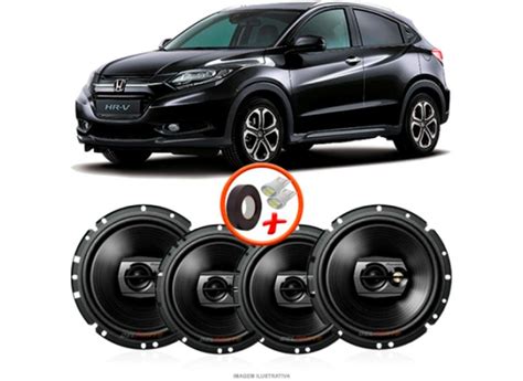 Kit Alto Falante Pioneer Honda HRV Ts 1790br 6x6 240W RMS 4 Ohms