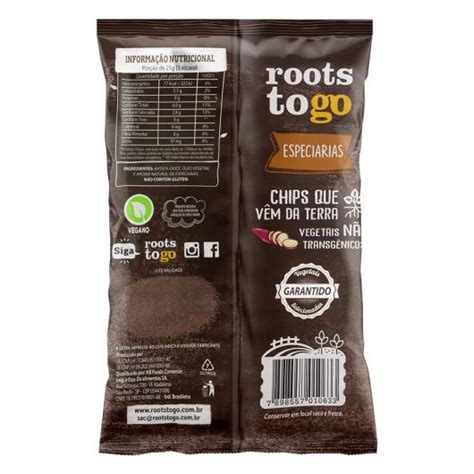 Chips De Batata Doce Especiarias Roots To Go Pacote 45g Sonda