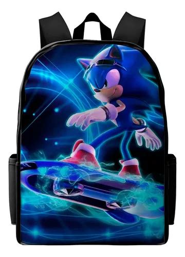 Mochila Infantil Escolar De Costas Sonic Personagem Menino