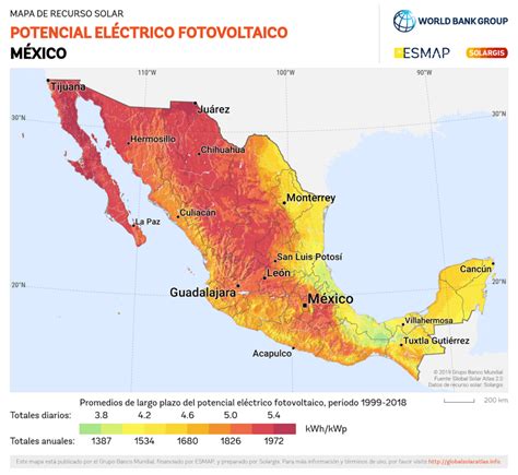 Top Estados Con Mayor Radiaci N Solar En M Xico