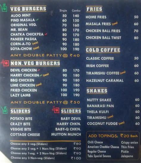 Amazing Burgers Menu Menu For Amazing Burgers Sector 37 Noida Zomato