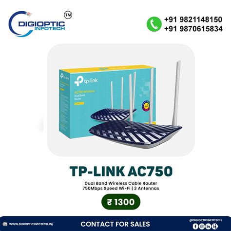 TP Link Archer AC750 Wifi Router At Rs 1300 TP Link WiFi Router In