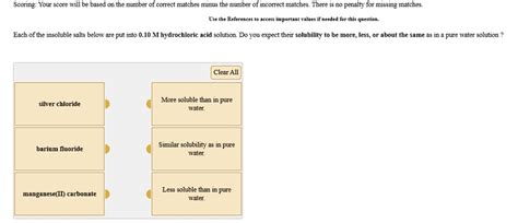 SOLVED Scoring Your Score Will Be Based On The Number Of Corect Matches