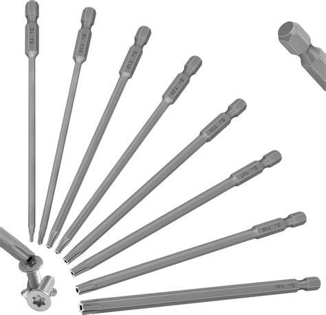 Jeu De Embouts Longs Torx Pour Tournevis Et Visseuse Lectrique