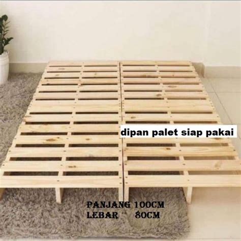 Jual Palet Kayu Alas Kasur Dipan Kayu Jati Belanda 100 X 80 X 10 Cm