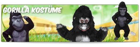 Gorilla Kost Me Maskottchen Lauffiguren Walking Act Promotion Kost Mshop