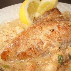 Rockfish with Crab and Old Bay Cream Sauce Recipe - Allrecipes.com