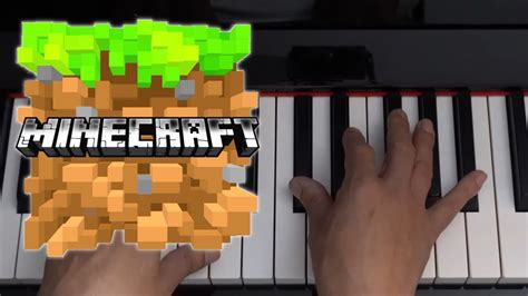 Minecraft Theme Piano Tutorial Youtube