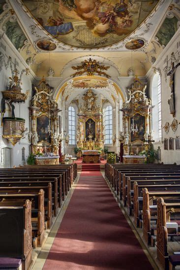 Church St George Florian Reicholzried Allgaeu Editorial Stock Photo