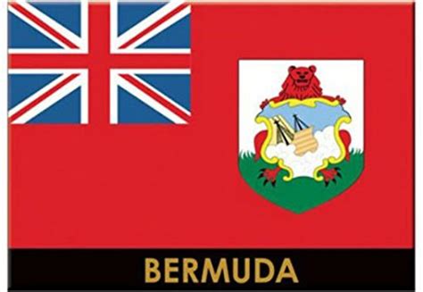 Bermuda Flag Caribbean Fridge Collector S Souvenir Magnet 2 5 Inches X