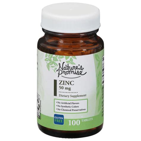 Save On Nature S Promise Zinc 50 Mg Vegan Dietary Supplement Tablets Order Online Delivery