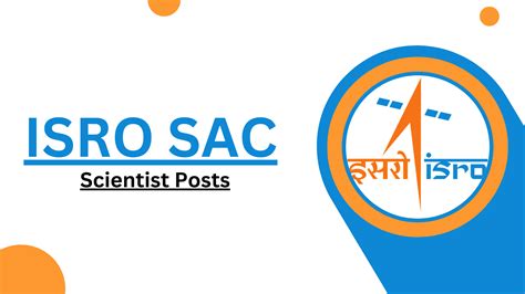 Isro Sac Scientist Recruitment Isro Scientist Jobs Notification