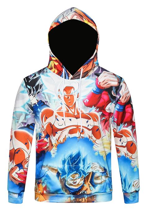 Pizoff Unisex July 3d Digital Dragon Ball Print Hoodie With Pockets Y1902 06 Hoodie Print