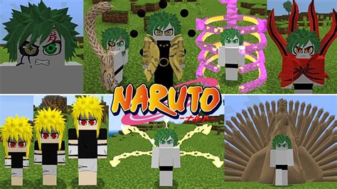 ActualizaciÓn Naruto Bedrock Addon De Naruto Para Minecraft Pe Youtube