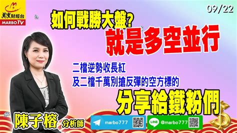 20210922 如何戰勝大盤 就是多空並行，二檔逆勢收長紅及二檔千萬別搶反彈的空方標的，分享給鐵粉們 陳子榕分析師 Youtube