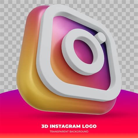 Premium Psd Instagram Logo Isolated In D Rendering