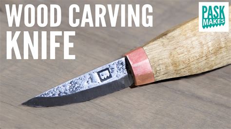 Forged Wood Carving Knife From A Car Spring Youtube