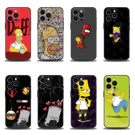 Anime Fresco Los Simpsons Familia Duff Funda De Tel Fono Para Iphone