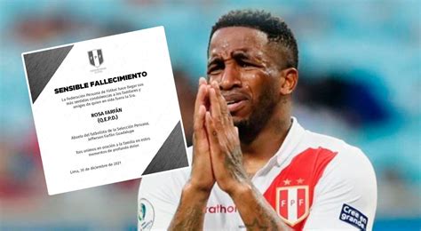 Jefferson Farfán Fpf Confirmó Fallecimiento De La Abuela De La Foquita