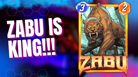 The Best Zabu Deck You Can Make Marvel Snap Deck Building Pools