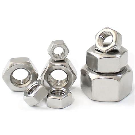 Stainless Steel Hexagonal SS 304 Nut M 24 Inner Diameter 15 Mm