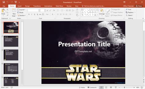 Free Star Wars PowerPoint Template